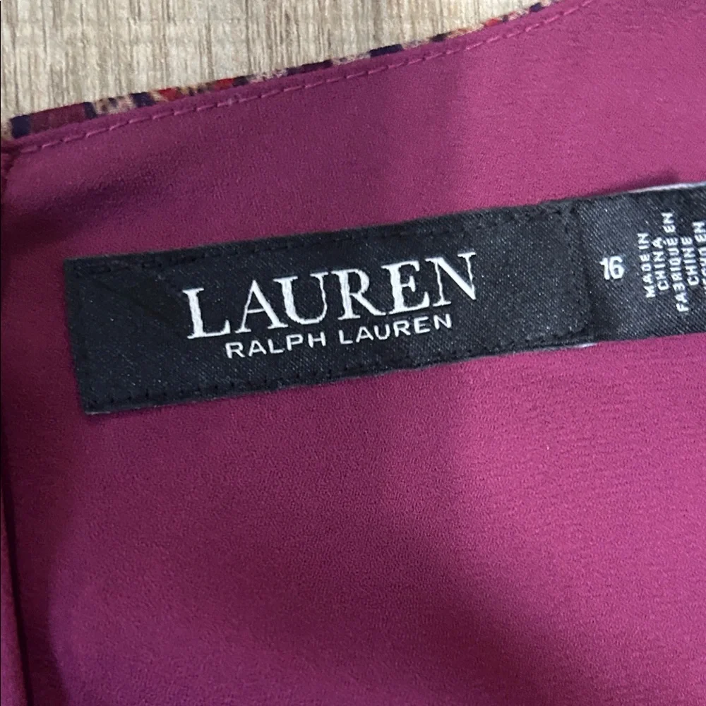 Ralph Lauren Paisley  Dress in Rich Purple - Picture 4 of 9